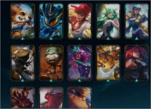 Conta lol baratinha 88 champs tem chroma da quyana tbm - League of Legends