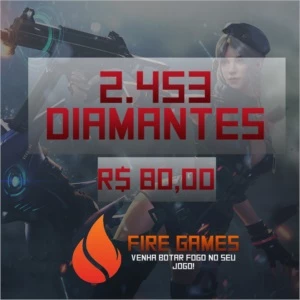 2.453 DIAMANTES - FREE FIRE