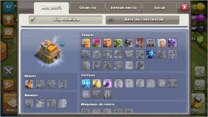Centro de Vila 7 Rushado!! - Clash of Clans