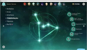 AR 52 2 PERSONAGENS 5* + ARMA 5* 4800 GEMAS 15 TIROS GRATIS - Genshin Impact