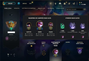 Unranked com TODOS os champs e 162 Skins ( MAIN ADC ) - League of Legends LOL