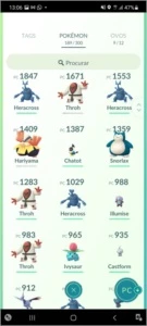 Conta de Pokémon Go Lv28