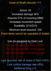 DARK LORD Lv 755 - Nidavellir - MU Online