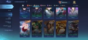 Conta mobile legends insana full heróis e emblemas