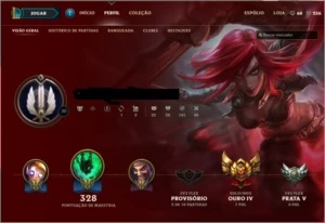Conta Ouro IV - League of Legends LOL