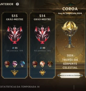 Conta wildrift, Rank mestre , todos campeão, com 160 Skins - League of Legends: Wild Rift LOL WR