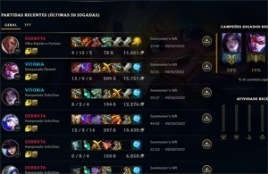 CONTAS COM ELO LEAGUE OF LEGENDS FERRO AO MESTRE LOL