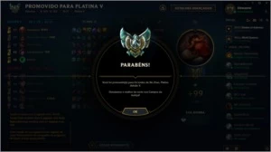Conta Platina IV Virgem, só upei o elo - League of Legends LOL