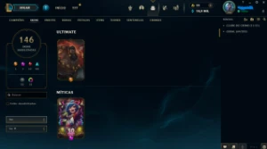 Conta Esmeralda IV - 146 skins - Todos Campeões - League of Legends LOL