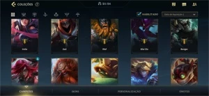 Conta LoL Wild Rift top e barato - League of Legends: Wild Rift LOL WR