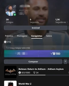 Primo Conta xbox + FORTNITE