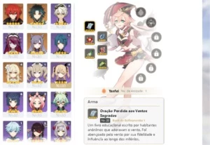 Conta Genshin AR53 Xiao+Jade, Diluc, Keqing, Eula,+2livros5* - Genshin Impact