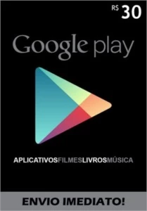gift card google play 30R$ - Gift Cards