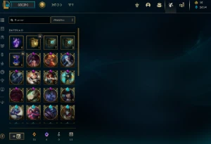 vendo conta no lol, esmeralda, 245 skins 2 ultimates. - League of Legends