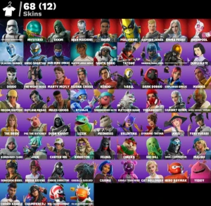 >>Conta Fortnite | 68 Skins | Champion PJ | Tatsuo