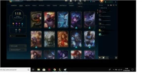 CONTA DIAMANTE 4 LOL COM 118 SKINS E VARIOS CHAMPS - League of Legends