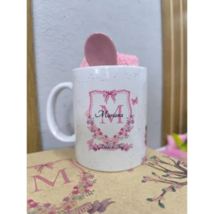 Kit Canecas ou Xícaras e Caixa MDF 24 cm - Artesanato e Personalizados