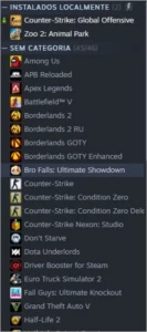 CONTA STEAM COM VARIOS JOGOS (BAN CSGO)