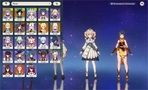 AR 46 - Mona, Venti, Jean, kokomi e Keqing + 4 Stars - Genshin Impact