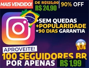 [Promoção] 1K Seguidores Brasileiros Instagram R$24,90 - Redes Sociais