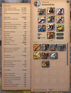 Venda de Set HCE - XBOW - Albion Online