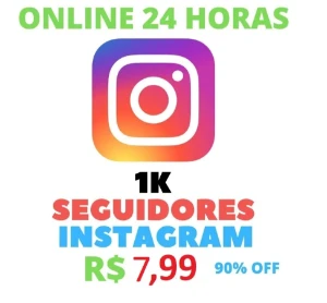 [Promoção] 1K Seguidores Instagram por apenas R$ 9,99