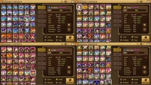Summoners War C3 com Tiana Woosa MoLong Okeanos Leo