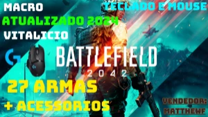 Battlefield 2042 - MACRO - Mouses Logitech  - Atualizado