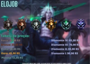 Elojoob Lol Ferro Ao Diamante - League of Legends