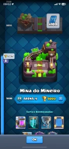 conta clash royale lvl 11 - pirotécnica + cavaleiro evo e +