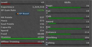 ED 570+ Loyalty  35%, ML 106, - Tibia