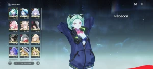 Conta única de wuthering waves com diversos personagens