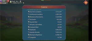 Conta lords mobile