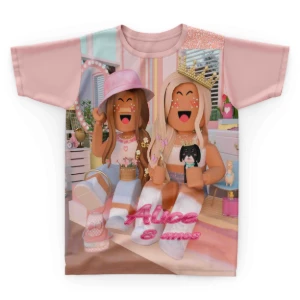 Camiseta Camisa ROBLOX Infantil e Adulto - Artesanato e Personalizados