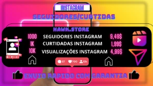 (Promoção) 1K Seguidores Instagram 9,49$ - Redes Sociais