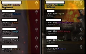 Conta WoW Shadowlands Heroic 12 classes (todas) em 120 - Blizzard