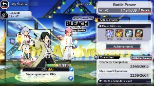 Conta Bleach brave souls: End Game, faz td no jogo!!! - Outros