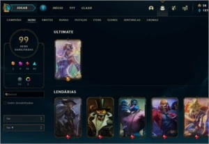 Conta lol varias skins - League of Legends