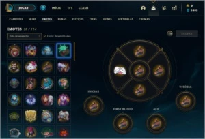 Conta platina 4 com 4 skins e 26 champs - League of Legends LOL
