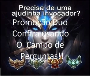 Faço elo job até o platina 1 - League of Legends LOL