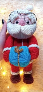 Boneco Papai Noel Pop Amigurumi (personalizados) - Artesanato e Personalizados
