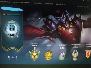 Conta League of Legends com skin valiosas LOL