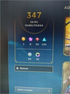 Conta League of Legends com skin valiosas LOL