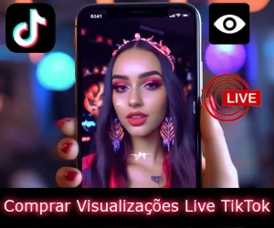 Visualizações Live TikTok - Redes Sociais