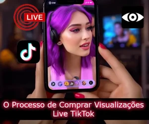 Visualizações Live TikTok - Redes Sociais