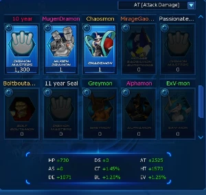 Conta NA digimon master online Ogudomon AOX Shout X5 - Digimon Masters Online DMO