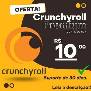 Crunchyroll Premium - Conta Privada - 30 dias - Assinaturas e Premium