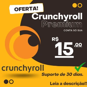 Crunchyroll Premium - Conta Privada - 30 dias
