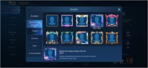Conta Mobile Legends 68 skins