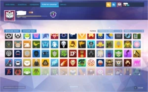 V> CONTA OVERWATCH DIGITAL DELUXE COM VÁRIAS SKINS!!! - Blizzard
